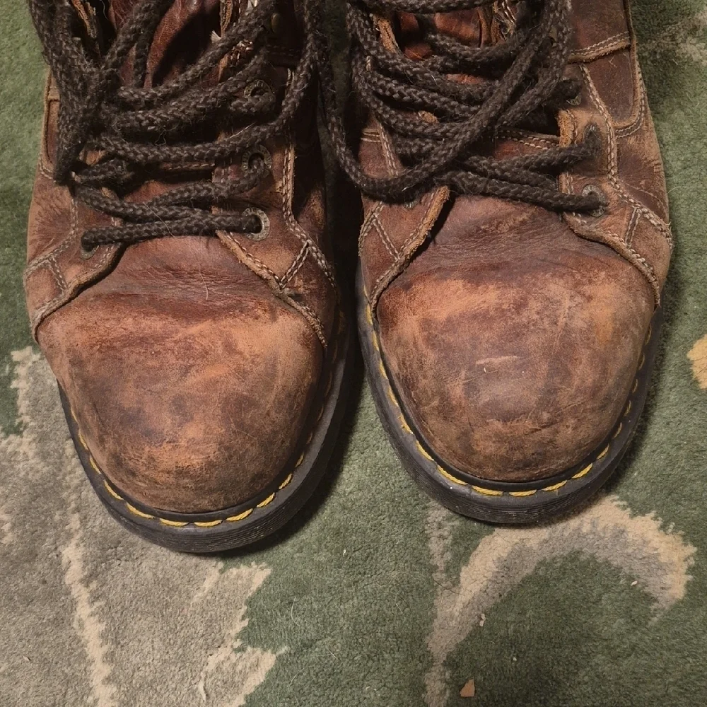 Dr. Martens Distressed Brown Men's Boots